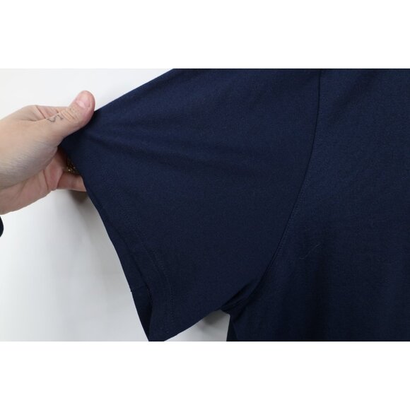 Nike Mens XL Block M University of Michigan Football Short Sleeve T-Shirt Blue - Picture 8 of 12